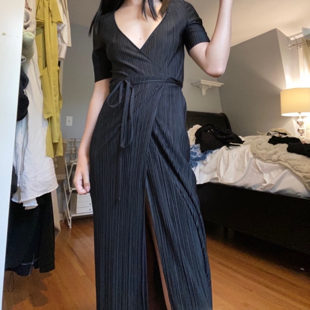 Black wrap dress & Other Stories